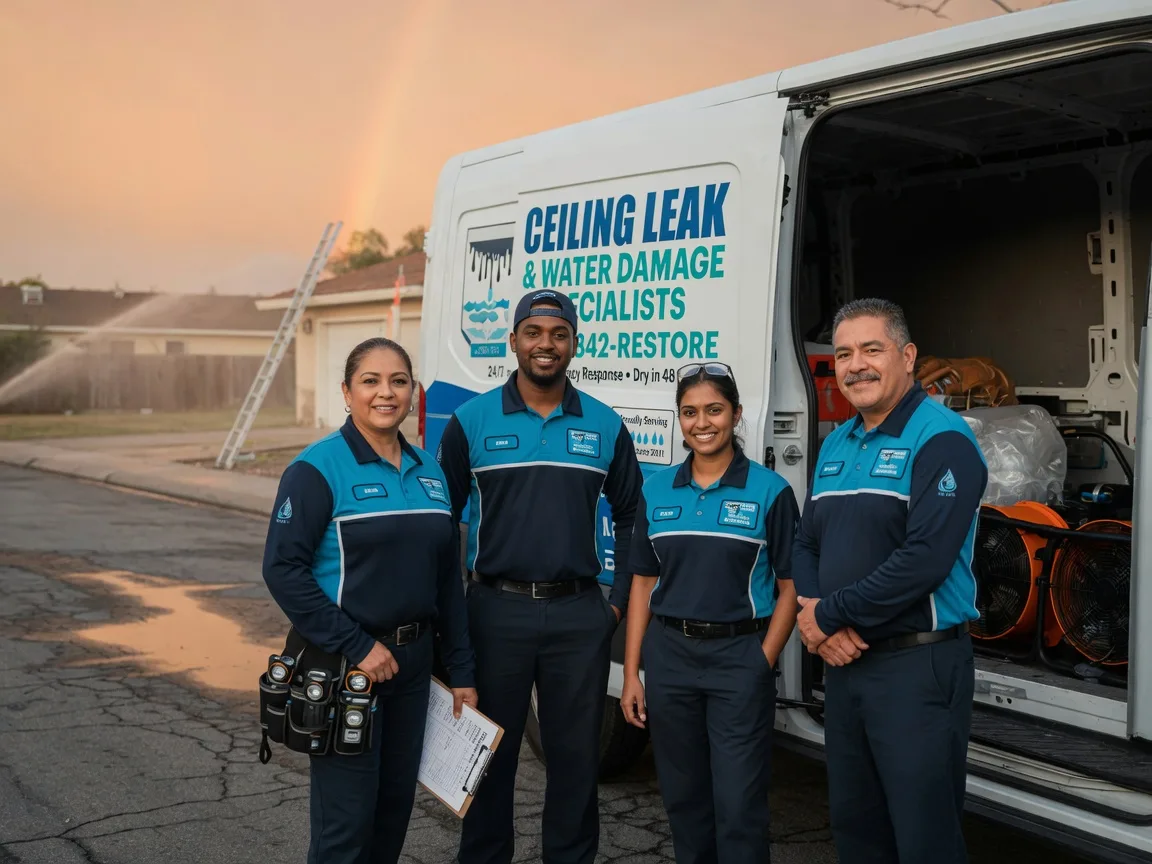 Ceiling Leak Cleanup company in Harleigh, PA