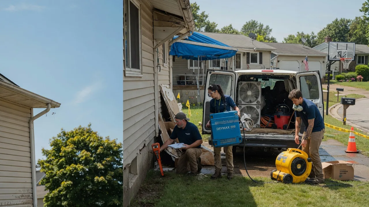 Ceiling Leak Cleanup in Harleigh, PA near me